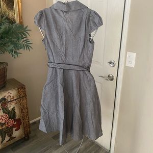 Super Rare New French Heart Dress Grey Black Yellow Star sz M